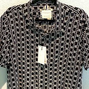 DEMIN + FLOWER casual button up